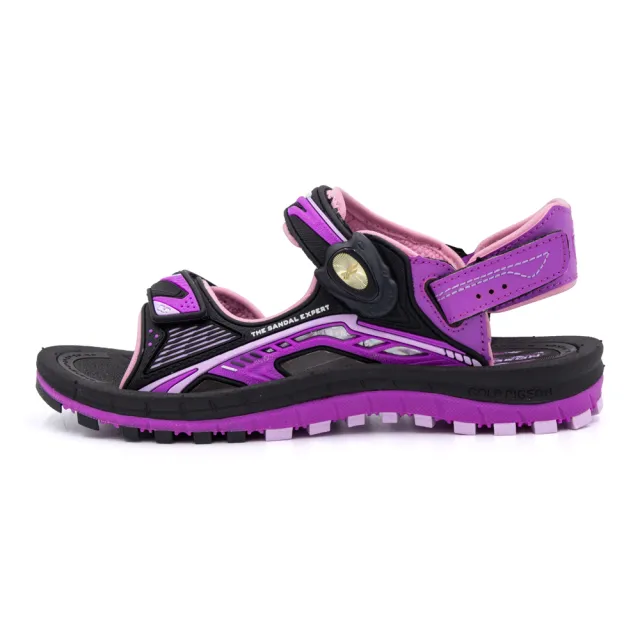 【G.P】兒童雙層舒適緩震磁扣兩用涼拖鞋G3897B-紫色(SIZE:33-37 共二色)