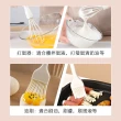 【SUNORO】矽膠烘焙工具3入組 烘焙用具 料理廚具(刮刀/油刷/打蛋器)