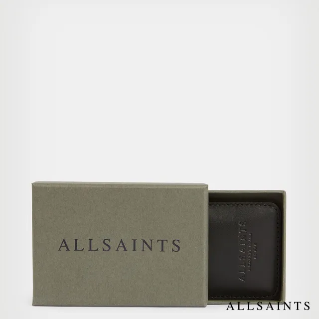 【ALLSAINTS】CALLIE 牛皮手機卡片夾MagSafe卡套