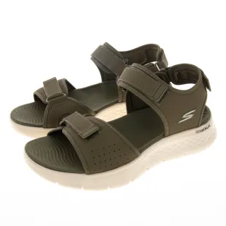 【SKECHERS】男鞋 健走系列 涼鞋 拖鞋 GO WALK FLEX SANDAL(229205OLV)