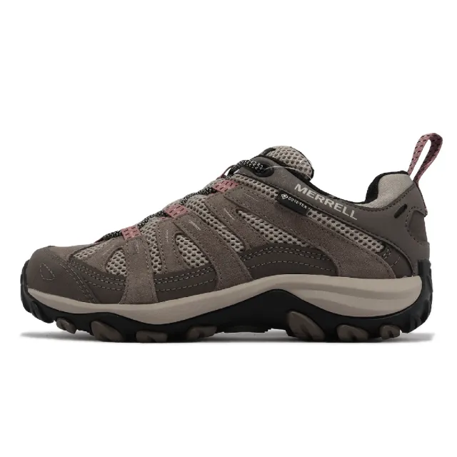 【MERRELL】登山鞋 Alverstone 2 GTX 女鞋 咖啡 棕 防水 耐磨 避震 戶外 郊山(ML037034)
