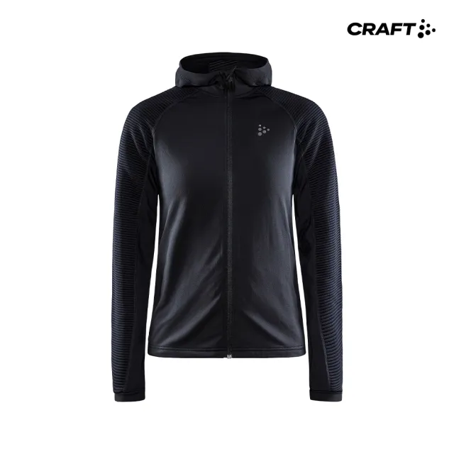 【CRAFT】女 ADV HIT ZIP HOODIE W 連帽拉鍊外套(1912470-999000)