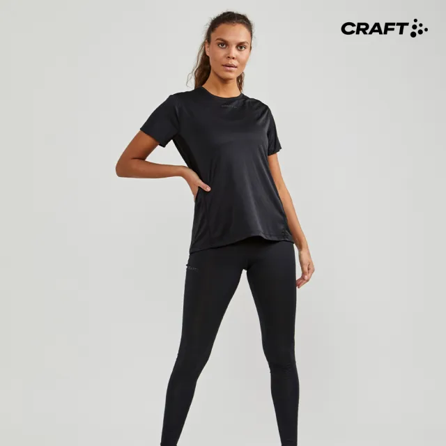 【CRAFT】女 ADV ESSENCE SS TEE W 運動上衣(1909984-999000)