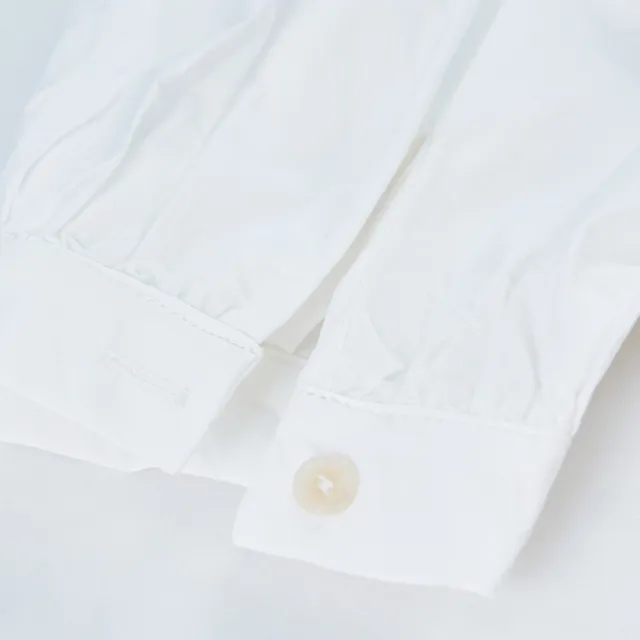 【5th STREET】女裝蕾絲剪接襯衫-米白色