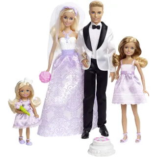 【Barbie 芭比】芭比與肯尼婚禮組合