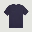 【Hang Ten】男裝-RELAXED FIT BCI純棉加州熊文字印花T恤(深藍)