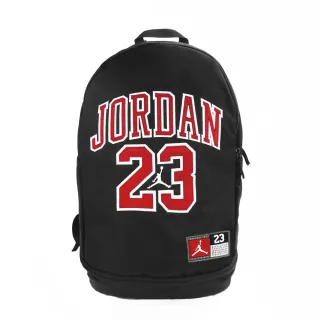 【NIKE 耐吉】Jordan Jersey 雙肩包 後背包 防潑水 防刮 筆電隔層 黑(FQ0951-010)