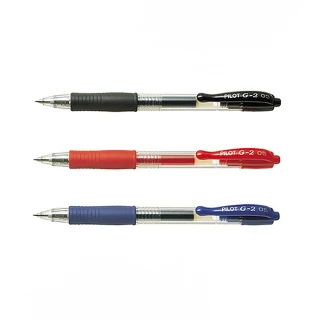 【PILOT 百樂】G2自動鋼珠筆 0.5mm / 支 BL-G2-5(黑藍紅)