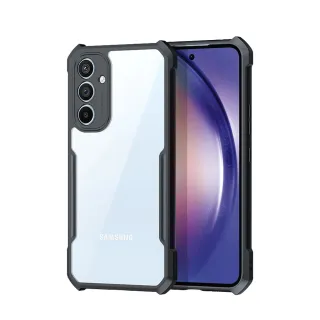 【XUNDD 訊迪】三星 Samsung Galaxy A54 5G 軍事防摔 鏡頭全包覆 清透保護手機殼-夜幕黑