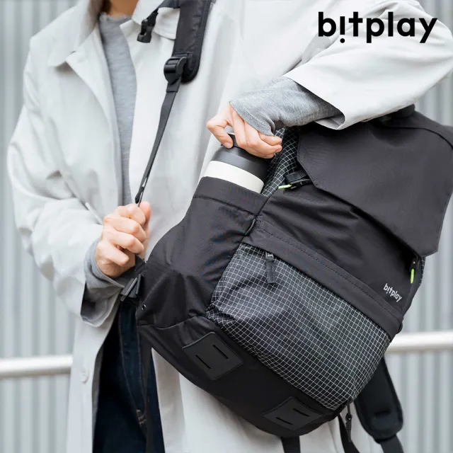 【bitplay】Wander Pack 24L 全境旅行背包 - 黑色(防盜 出國 戶外 行李插帶 減壓 透氣 背包 後背包)