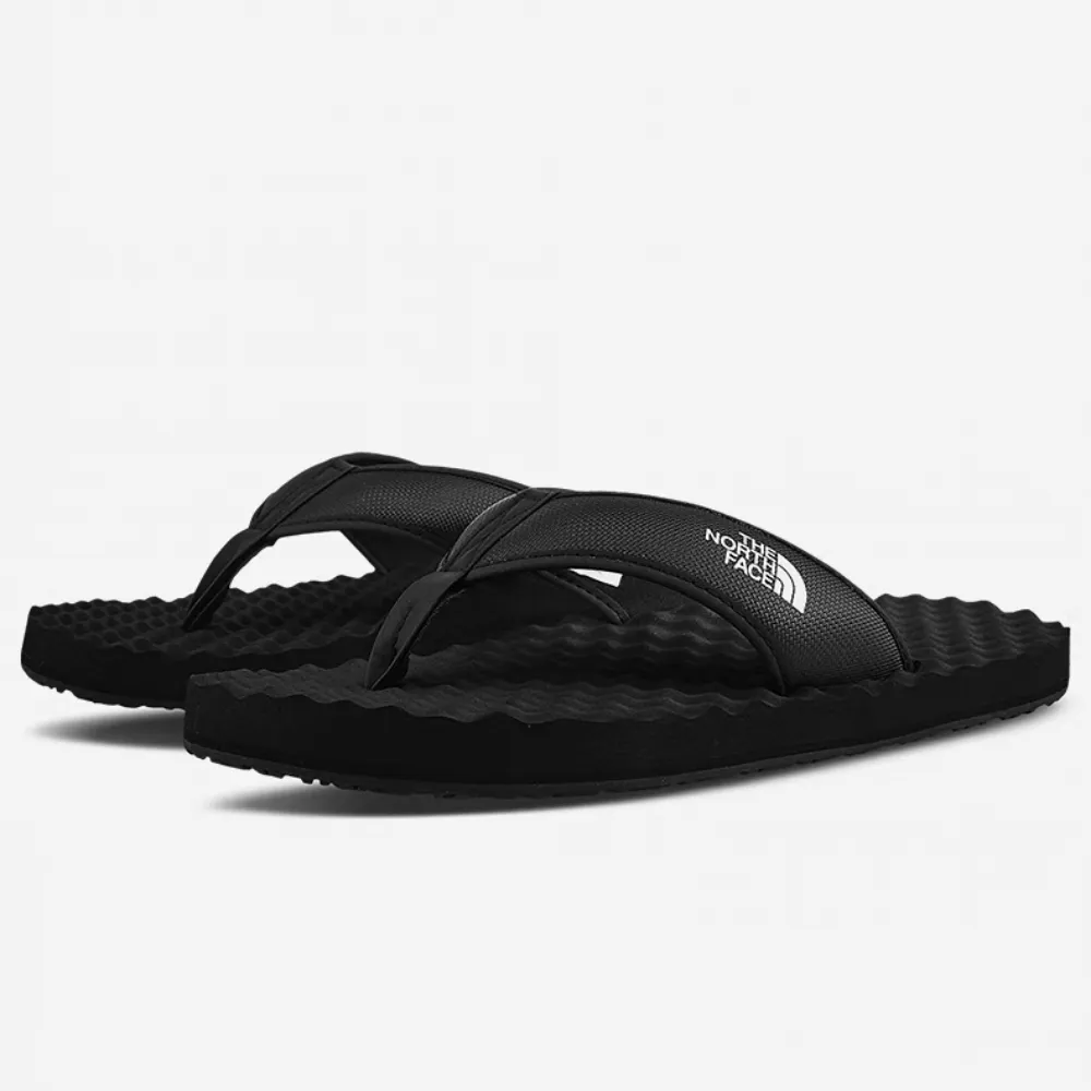 【The North Face】北臉 拖鞋 男鞋 運動 M BASE CAMP FLIP-FLOP II 黑 NF0A47AAKY4