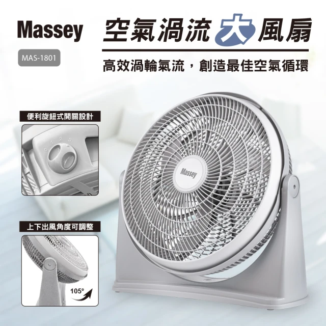 【Massey】空氣渦流大風扇(MAS-1801)