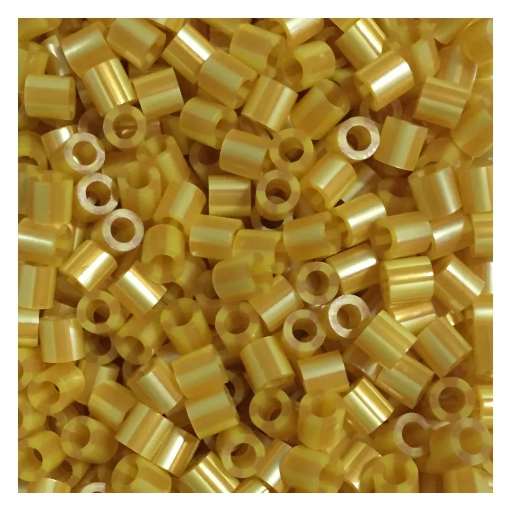 【Perler 拼拼豆豆】1000顆單色補充包-147黃金條紋(特殊色)