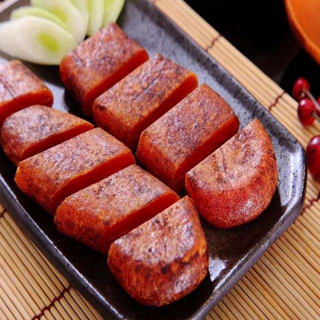 【華得水產】碳烤一口吃野生烏魚子2包組(總重8兩/包 附提袋x2 春節照常出貨)