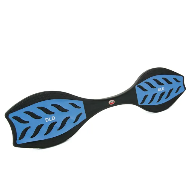 【DLD 多輪多】發光輪活力蛇板 蛇行滑板(藍黑色 贈背袋)