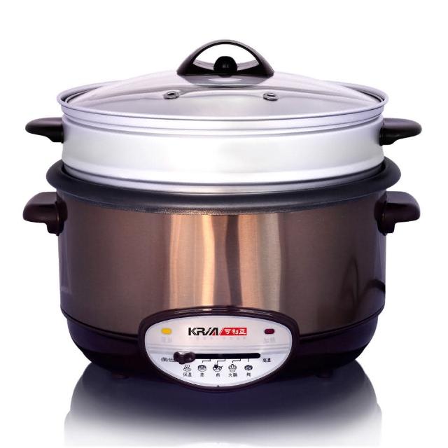【KRIA可利亞】金玉滿堂蒸煮電火鍋/料理鍋/調理鍋 4.5L(KR-838)