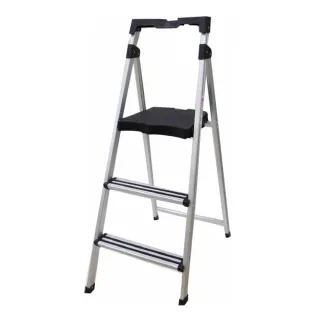 【UdiLife】三階大平台多功能鋁梯(SGS認證耐重350KG 工作梯/人字梯/直梯/伸縮梯/梯子/折疊梯/工作梯)