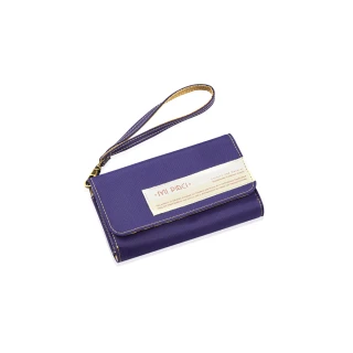 【Mi Piaci革物心語】Jet Set系列-手機零錢包-布款(1085017-紫色)