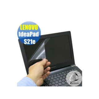 【EZstick】Lenovo IdeaPad S21e 專用 靜電式筆電LCD液晶螢幕貼(可選鏡面或霧面)