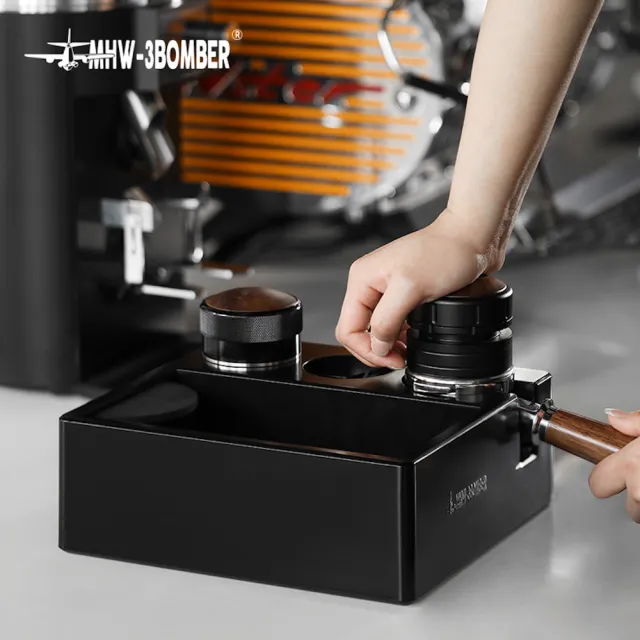 【MHW-3BOMBER】ABS多功能敲渣盒（51-58mm通用）(義式咖啡粉錘填壓器收納座 渣桶)