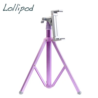 【Lollipod-Faith】自拍樂三腳架附平板夾具-晶石紫(LP-TS1第三代)