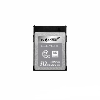 【Exascend】Element CFexpress Type B 高速記憶卡 512GB(公司貨)