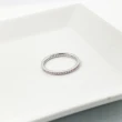 【Niloe】粉色尖晶石純銀尾戒 指耀華麗 組合戒系列 女款創新設計(925純銀 尾戒 對戒 多尺寸)
