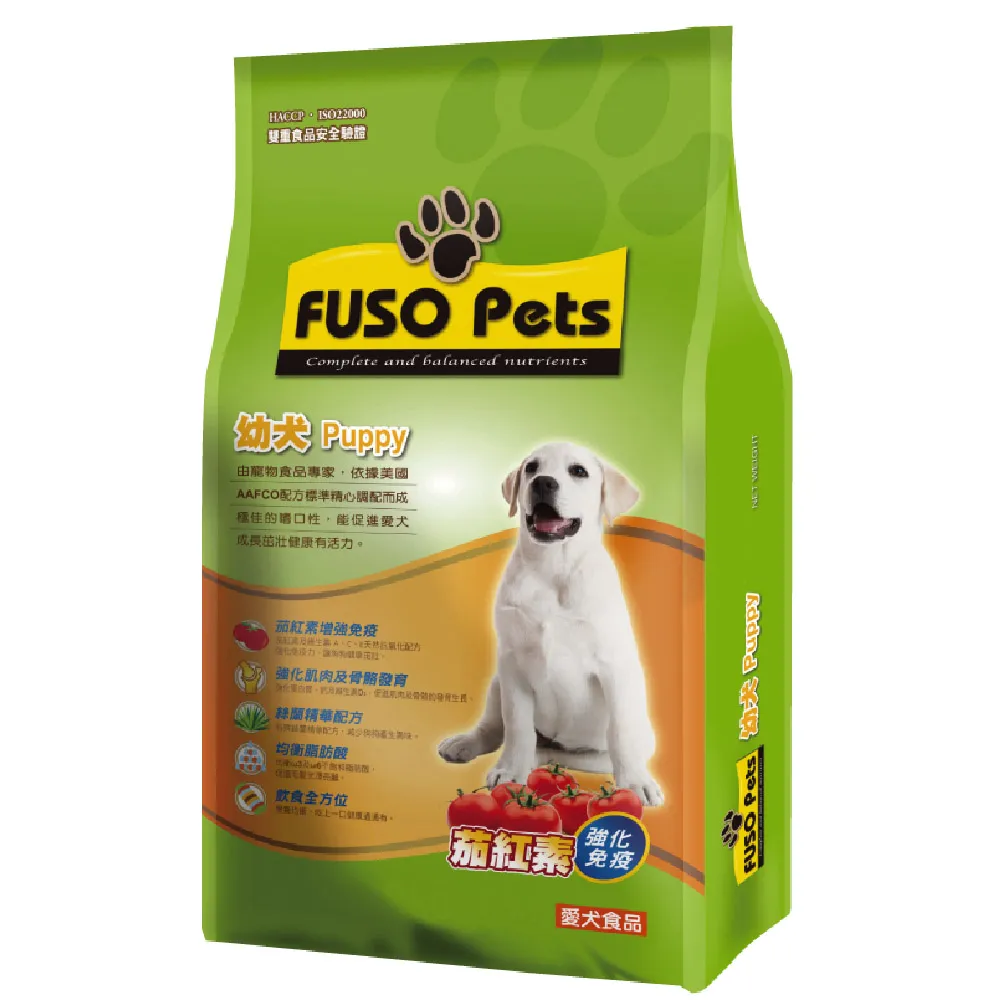 【福壽】FUSO Pets福壽犬食-幼犬2Kg(強化肌肉及骨骼發育 狗飼料 狗糧 寵物飼料 狗乾糧)