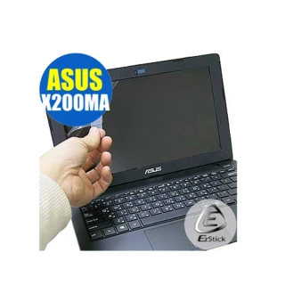 【EZstick】ASUS X200M X200MA 專用 靜電式筆電LCD液晶螢幕貼(可選鏡面或霧面)