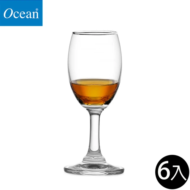 【Ocean】高腳烈酒杯2oz 60ml 6入組 Classic系列(玻璃杯 高腳杯 烈酒杯)