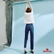 【BRAPPERS】女款 玉石丹寧系列-wonder jade中腰彈性小直筒褲(深藍)