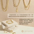 【GORJANA】三鍊束金珠裝飾金項鍊