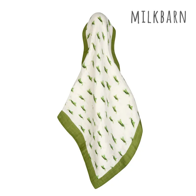 【Milkbarn】迷你安撫毯-蚱蜢(安撫毯 嬰兒毯 安撫巾 小手帕 口水巾 彌月禮)