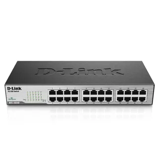 【D-Link】DES-1024D 24埠 10/100Mbps 桌上/機架型 乙太網路交換器switch hub
