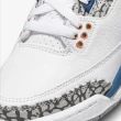 【NIKE 耐吉】休閒鞋 Air Jordan 3 Wizards GS 巫師 真藍 爆裂紋 大童 女鞋 DM0967-148