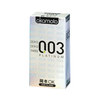 【Okamoto岡本】PLATINUM白金極薄保險套6入*2盒 共12入(情趣職人)