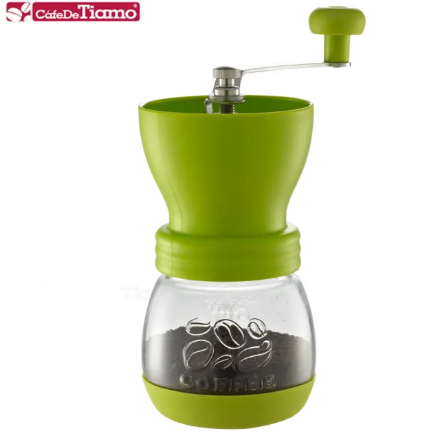 【Tiamo】0925密封罐手搖磨豆機-四色(HG6149)