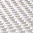 【送天然乳膠枕x2】歐若拉名床 護邊強化三線20mm乳膠特殊QT舒柔布硬式獨立筒床墊-雙人加大6尺