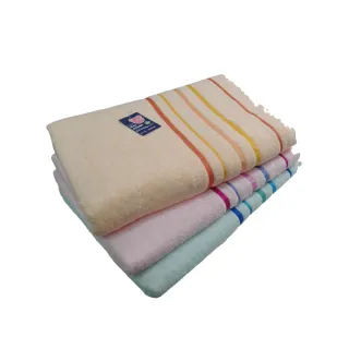 橫紋浴巾-2條(浴巾)