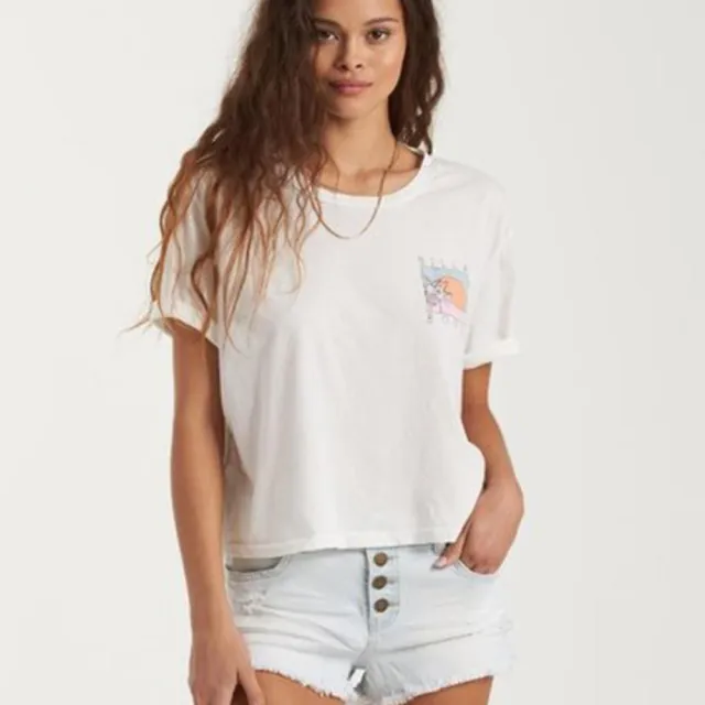 【BILLABONG】BILLABONG BUTTON UP WALKSHO 短褲 白 休閒(6508270SBH)