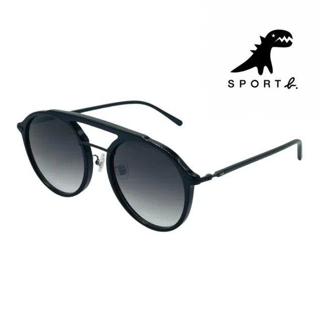 【agnes b.】Sport b. 時尚膠框、雙槓金屬太陽眼鏡組合(多款任選)