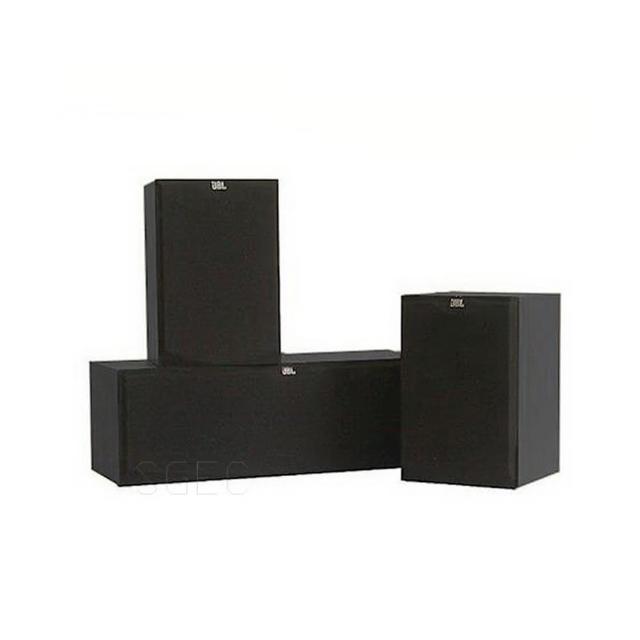 【JBL 美國】2音路環繞+中置喇叭組(CSR30BK)