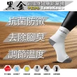 【YAMAKAWA】銅纖維健康能量寬口襪-3入組(襪子/寬口襪/除臭襪)