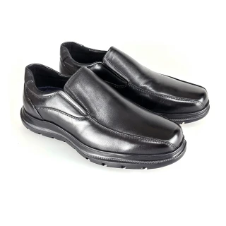 【Waltz】磁力震動系列 素面側V 真皮紳士鞋(514087-02 華爾滋皮鞋)
