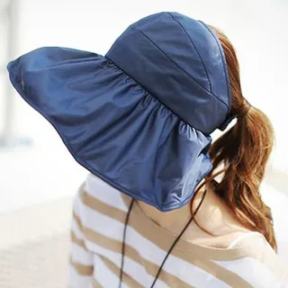 【KISSDIAMOND】韓版抗UV遮陽帽(可摺疊好收納)