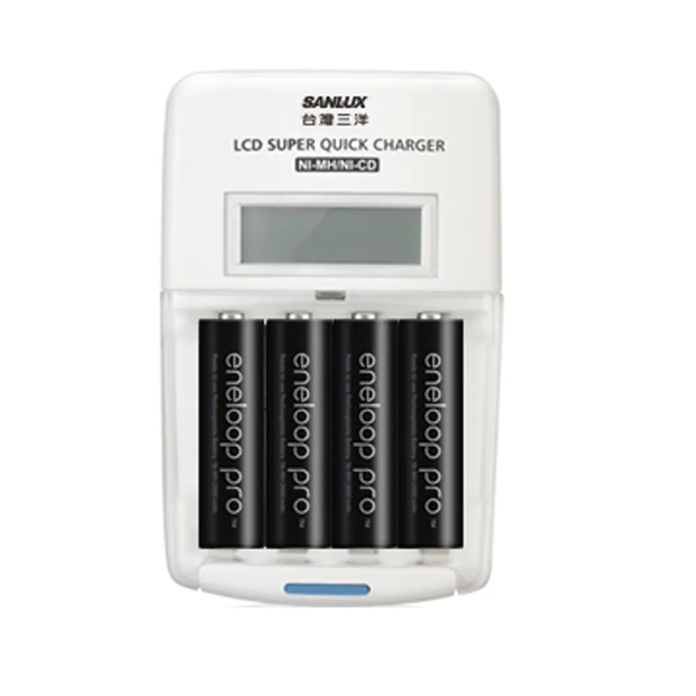 【Panasonic國際牌ENELOOP】高容量充電電池組(旗艦型充電器+3號4入)
