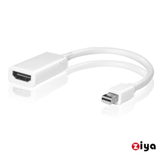 【ZIYA】Mac 轉接線 Mini DisplayPort to HDMI(視訊轉接線-輕巧型)