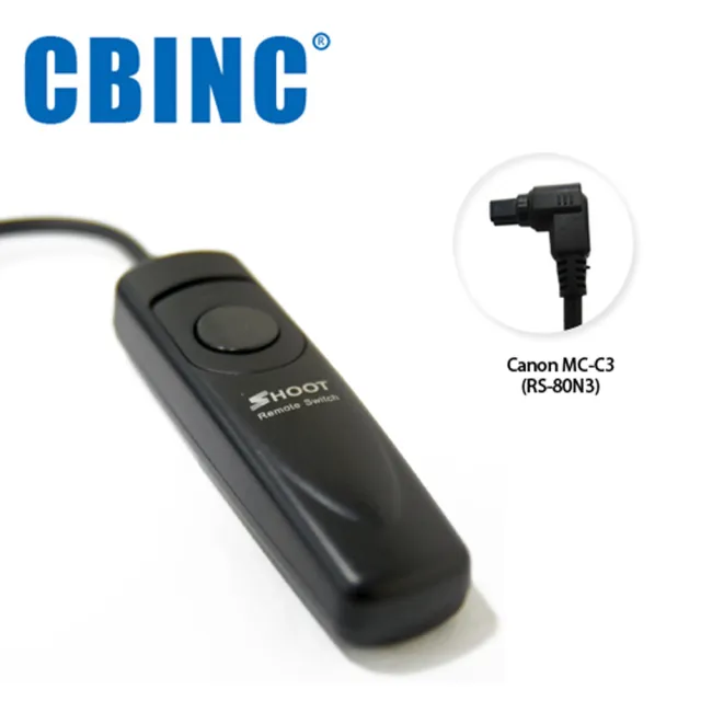 【CBINC】C3 電子快門線 For CANON RS-80N3