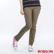 【BOBSON】女款小直筒褲(兵綠8053-41)