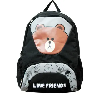 【imitu 米圖】LINE FRIENDS 雙層書背包+小側包(1+1組合品_共3款)